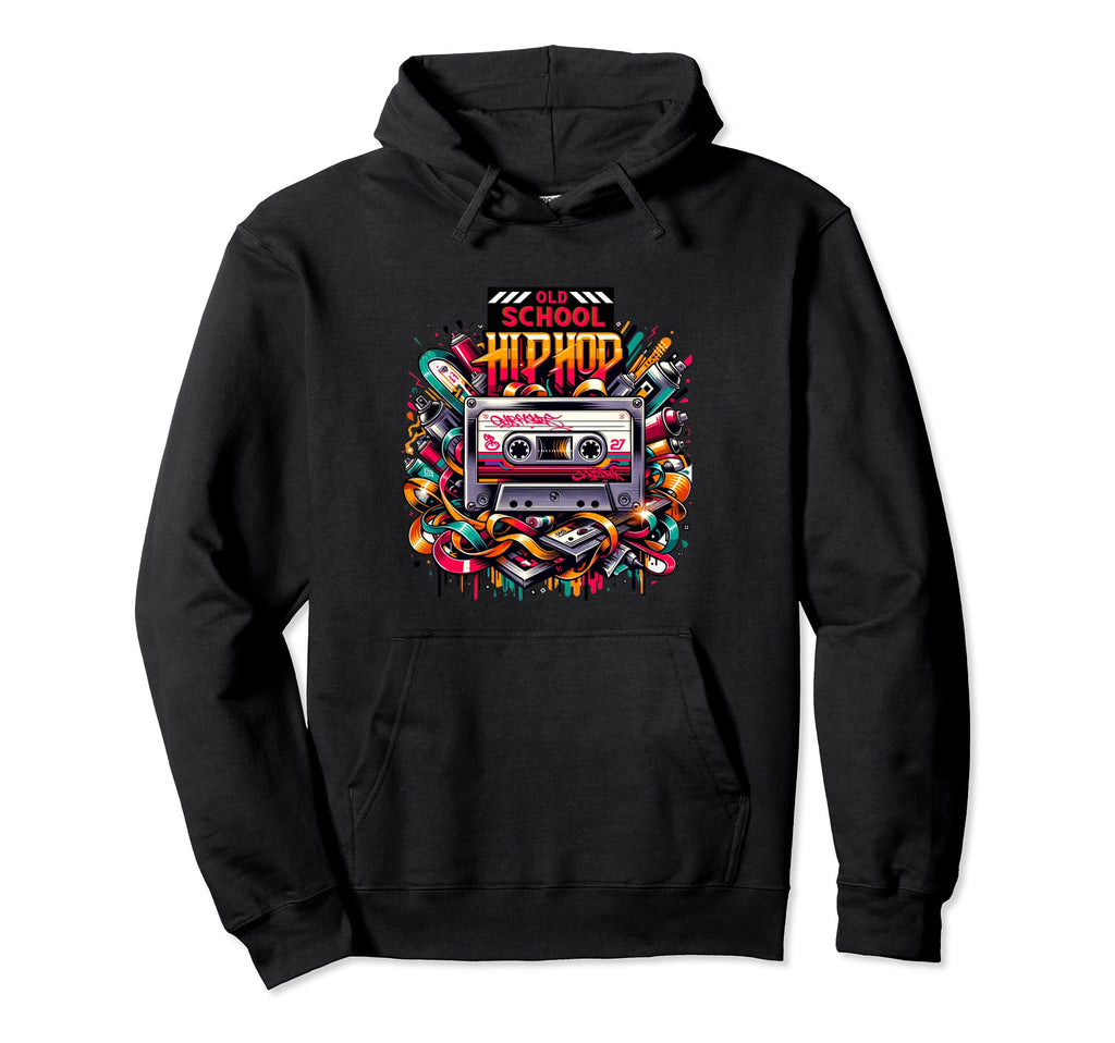 Old Hip Hop 80S 90S Cassette Mom And Dad Hoodie - Graphic Print for Adults - T-Shirt, Sweatshirt, Hoodie