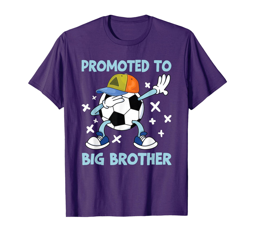 Promoted To Big Brother Soccer T-Shirt - Minimalist Print for Adults - T-Shirt, Sweatshirt, Hoodie