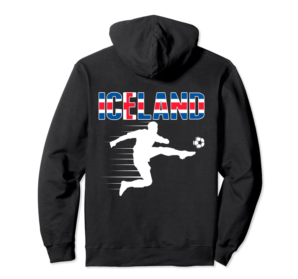 Iceland Soccer Fans Jersey Icelandic Hoodie - Minimalist Print Unisex - T-Shirt, Sweatshirt, Hoodie