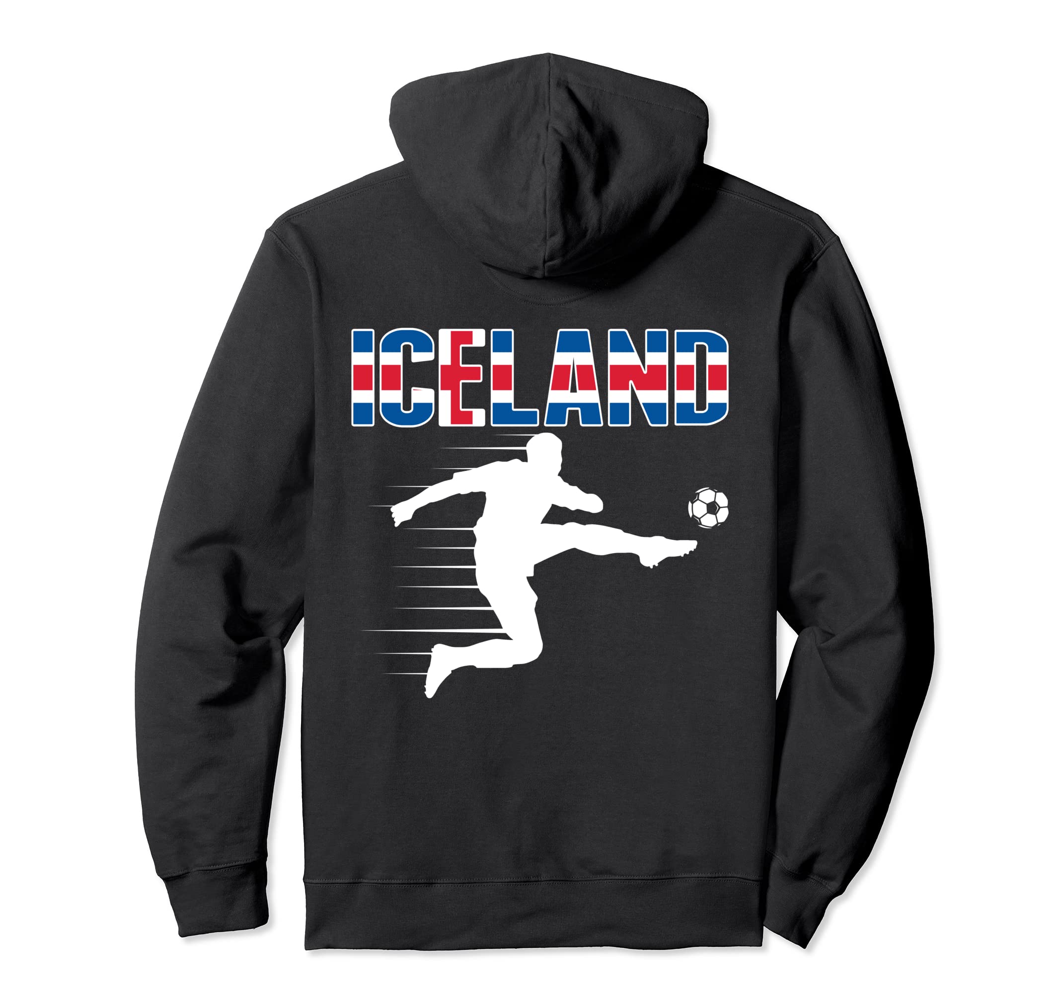 Iceland Soccer Fans Jersey Icelandic Hoodie - Minimalist Print Unisex - T-Shirt, Sweatshirt, Hoodie