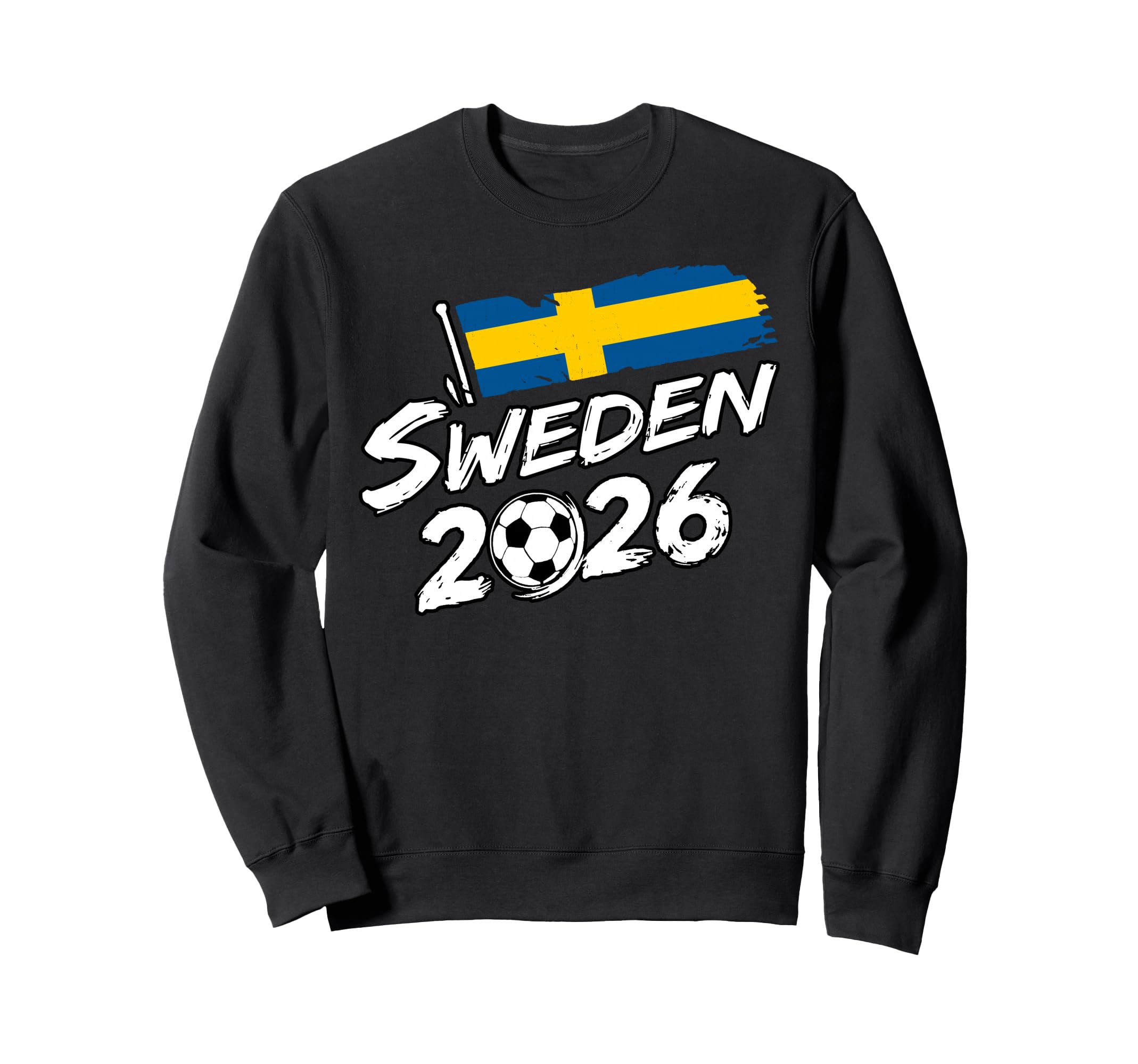 Sweden Soccer Football Game Player Sweatshirt - Custom Art Print Men Women - T-Shirt, Sweatshirt, Hoodie