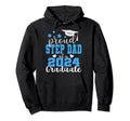 Super Proud Step Dad 2024 Graduate Hoodie - Minimalist Print Men Women - T-Shirt, Sweatshirt, Hoodie