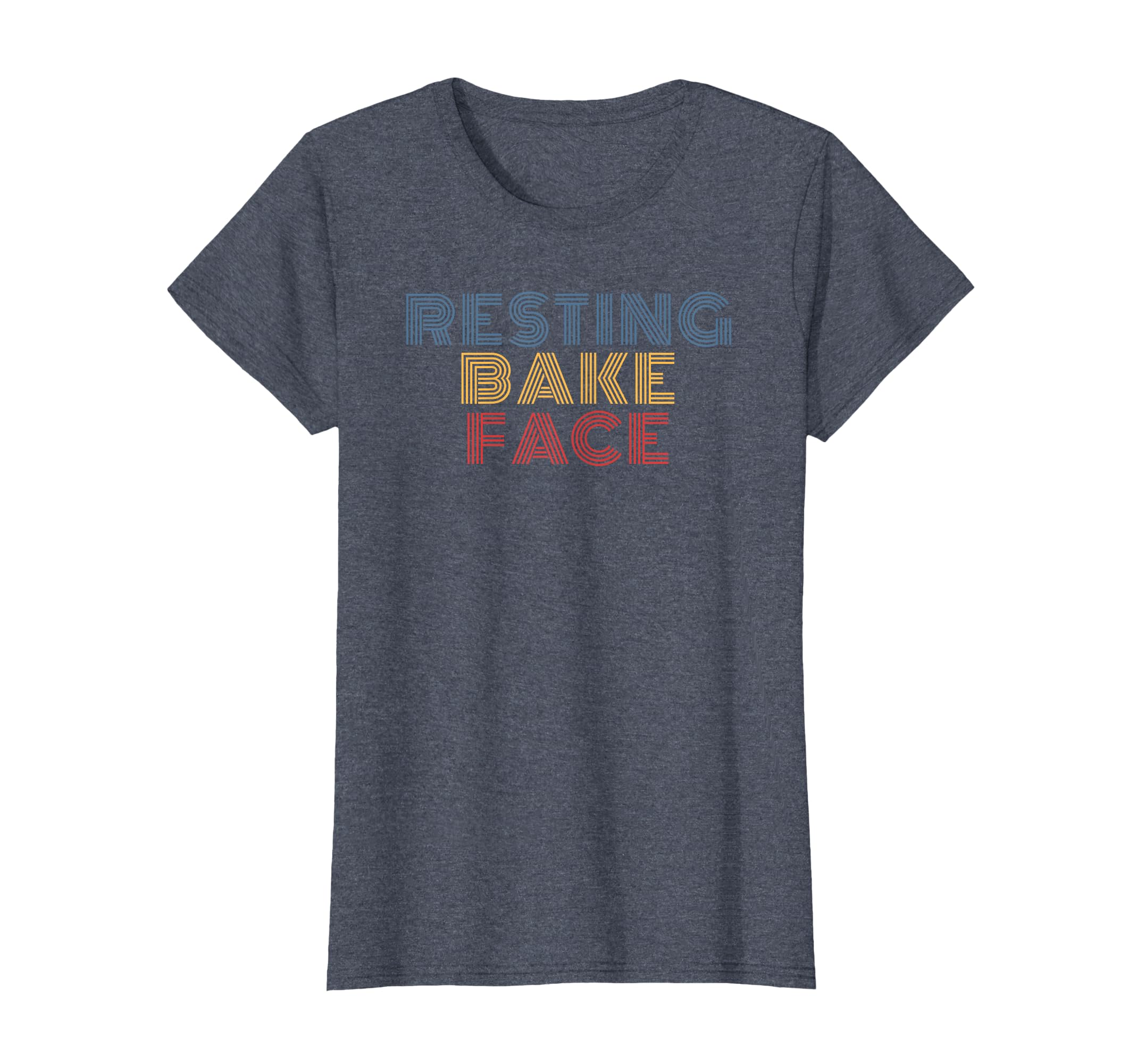 Resting Bake Face 70S T-Shirt - Fun Novelty Design for Adults - T-Shirt, Sweatshirt, Hoodie