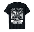 Papa And Desert Storm Veteran Fathers T-Shirt - Custom Art Print Men Women - T-Shirt, Sweatshirt, Hoodie