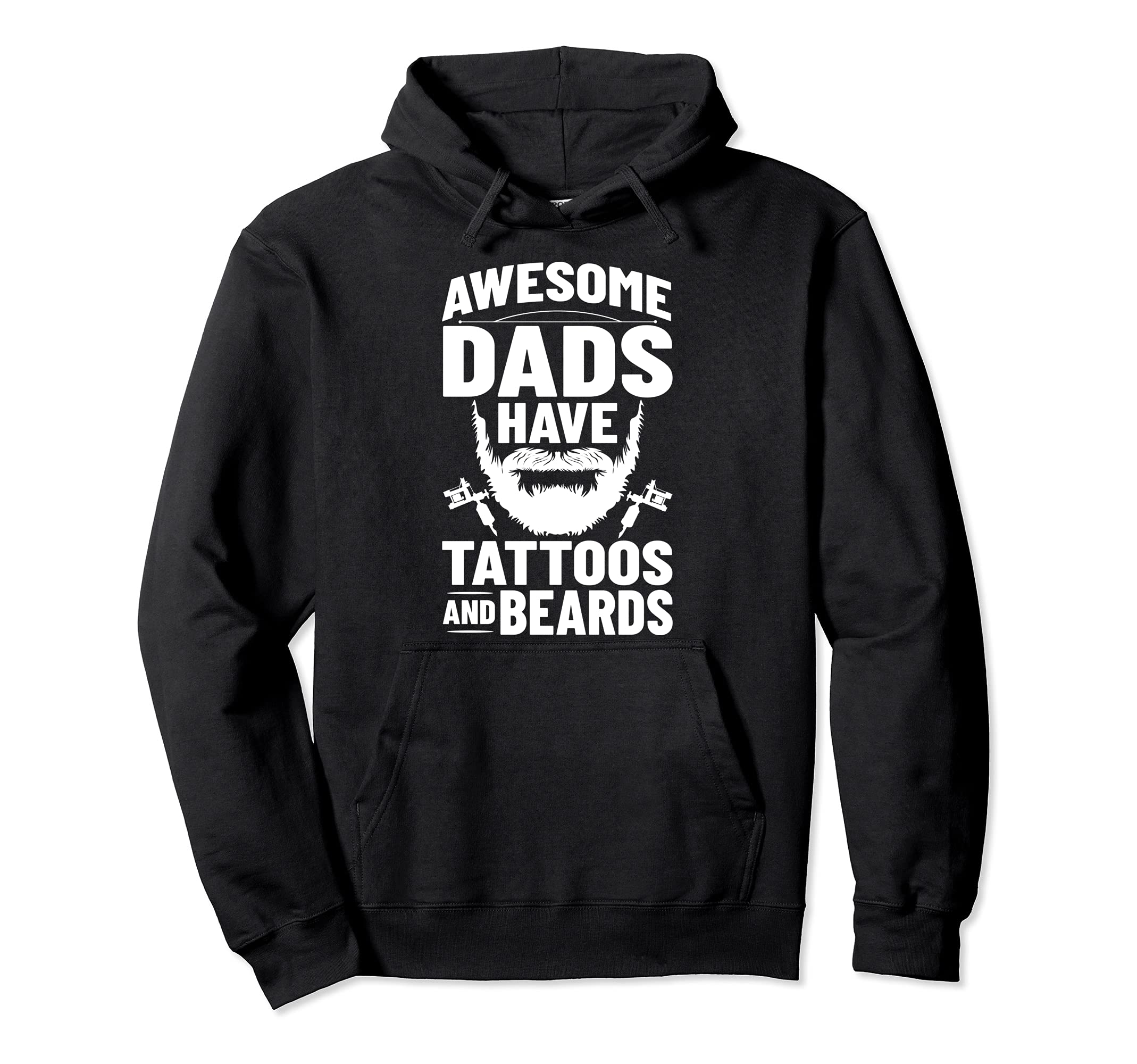 Bearded Father Awesome Dads Have Hoodie - Novelty Apparel for Adults - T-Shirt, Sweatshirt, Hoodie