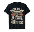 Dads Fight Fires Funny Firefighter Dad T-Shirt - Trendy Graphic for Adults - T-Shirt, Sweatshirt, Hoodie