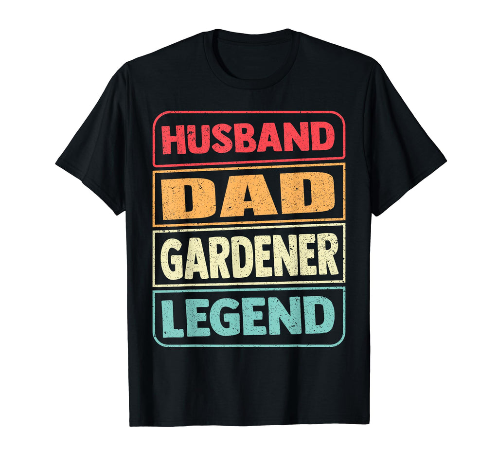 Husband Dad Gardener Gardening Legend T-Shirt - Minimalist Print Unisex - T-Shirt, Sweatshirt, Hoodie