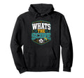 Whats Score Sideline Social Club Soccer Hoodie - Trendy Graphic Men Women - T-Shirt, Sweatshirt, Hoodie