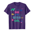 Dad Birthday Under Sea Theme Matching T-Shirt - Graphic Print for Adults - T-Shirt, Sweatshirt, Hoodie