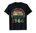 Awesome Since January 1966 60 Year Old T-Shirt - Unique Graphic Men Women - T-Shirt, Sweatshirt, Hoodie
