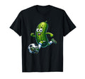 Playful Soccer Pickle Cartoon T-Shirt - Casual Everyday Wear for Adults - T-Shirt, Sweatshirt, Hoodie