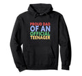 Proud Teenager Dad Teen Daddy Hoodie - Graphic Print Unisex - T-Shirt, Sweatshirt, Hoodie