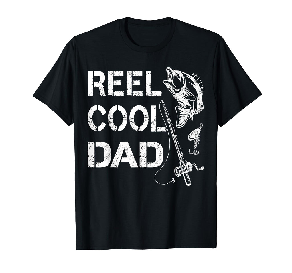 Reel Dad Fishing Daddy T-Shirt - Aesthetic Graphic for Adults - T-Shirt, Sweatshirt, Hoodie
