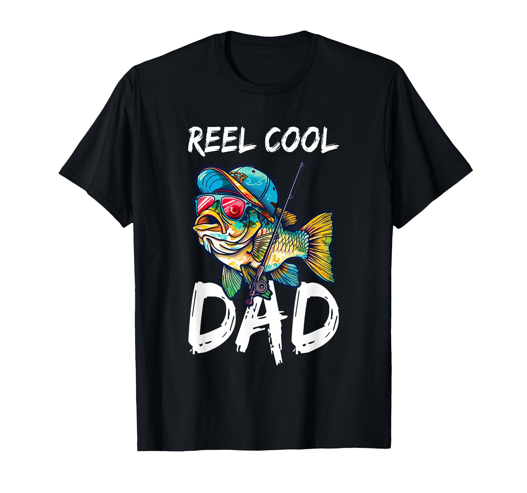Reel Dad Fisherman Fathers Day T-Shirt - Novelty Apparel for Adults - T-Shirt, Sweatshirt, Hoodie