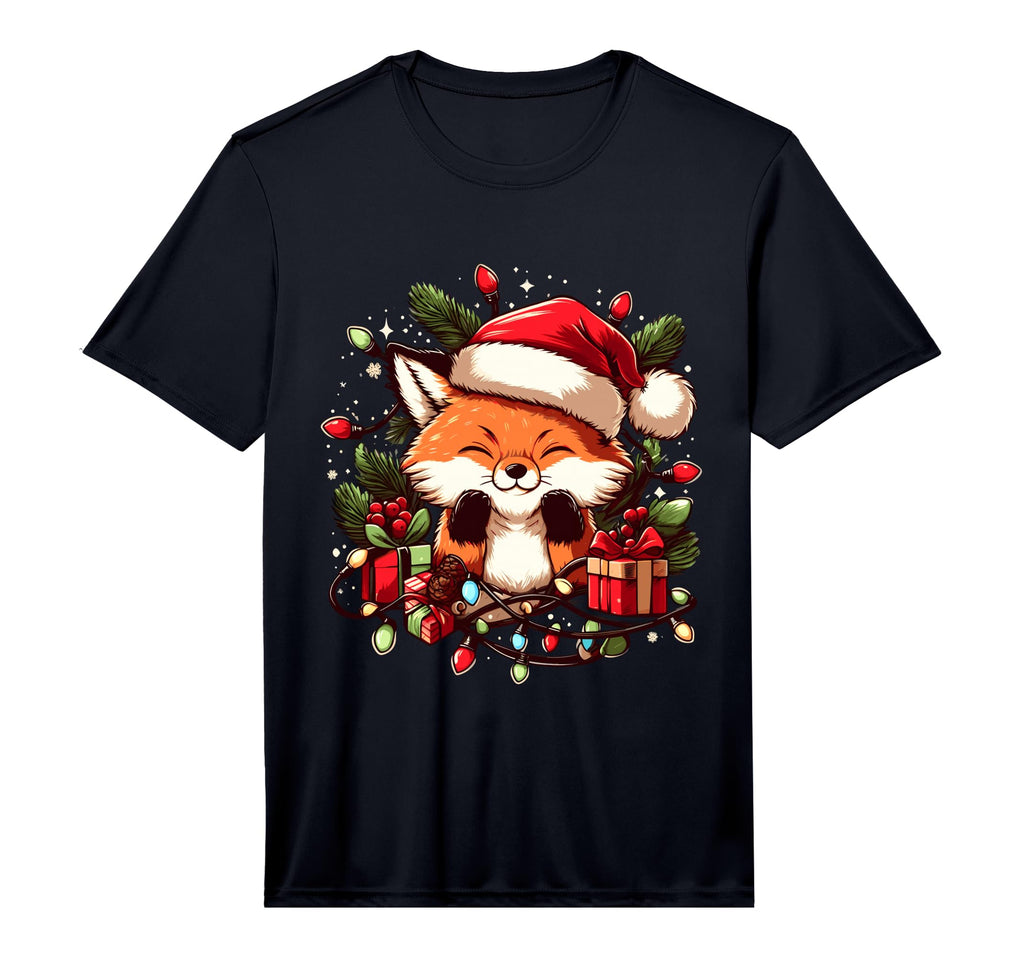 Funny Foxes Wearing Hat Light Fox T-Shirt - Minimalist Print Men Women - T-Shirt, Sweatshirt, Hoodie