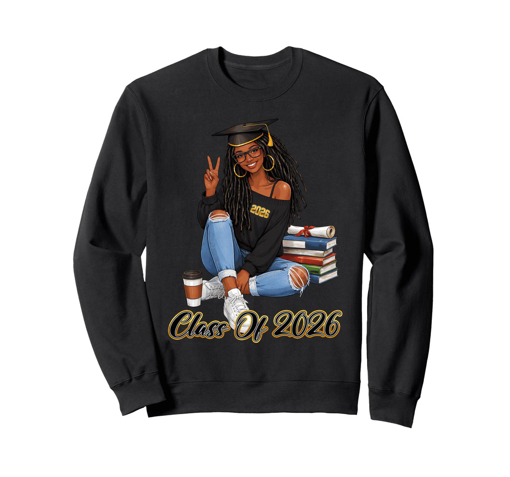 Class 2026 Seniors Hbcu Graduation Sweatshirt - Unique Graphic for Adults - T-Shirt, Sweatshirt, Hoodie