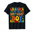 Grandpa Birthday Building Block T-Shirt - Custom Art Print for Adults - T-Shirt, Sweatshirt, Hoodie