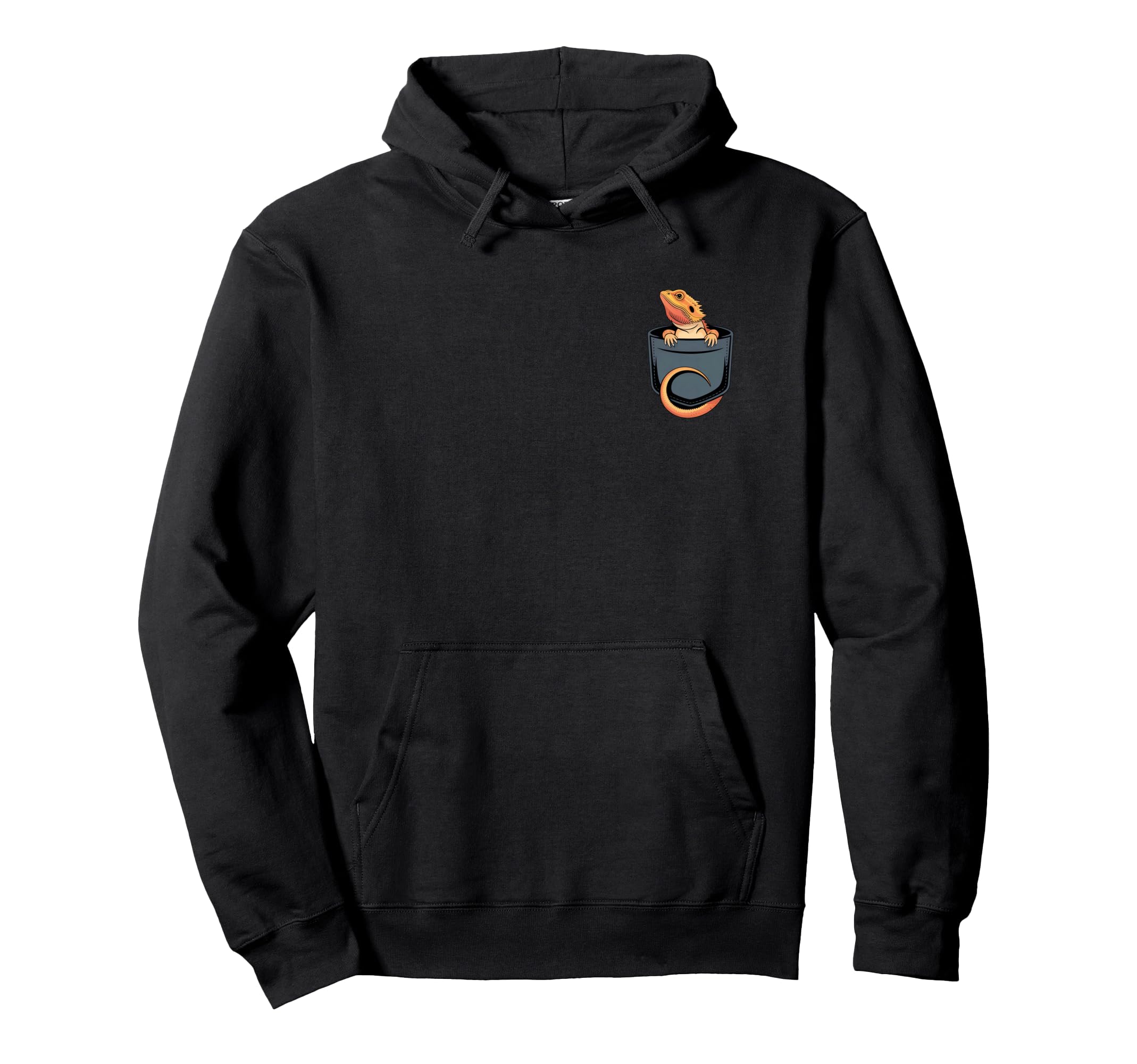 Bearded Dragon Lizard Reptile Bearded Hoodie - Trendy Graphic for Adults - T-Shirt, Sweatshirt, Hoodie