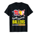 Busy Raising Ballers Softball And T-Shirt - Novelty Apparel Men Women - T-Shirt, Sweatshirt, Hoodie