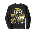 Proud Step Dad 2025 Class Med School Sweatshirt - Unique Graphic Unisex - T-Shirt, Sweatshirt, Hoodie