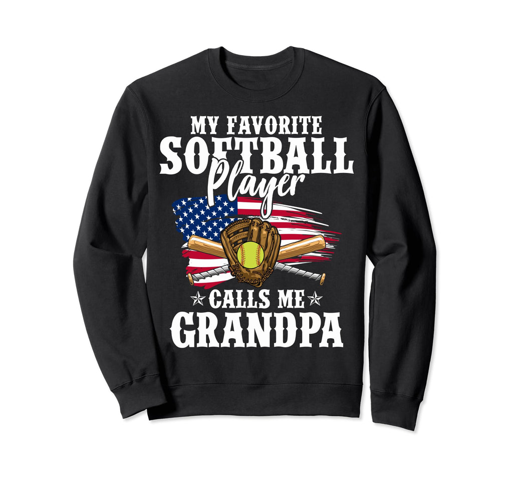 Softball Grandparents Softball Sweatshirt - Trendy Graphic Men Women - T-Shirt, Sweatshirt, Hoodie