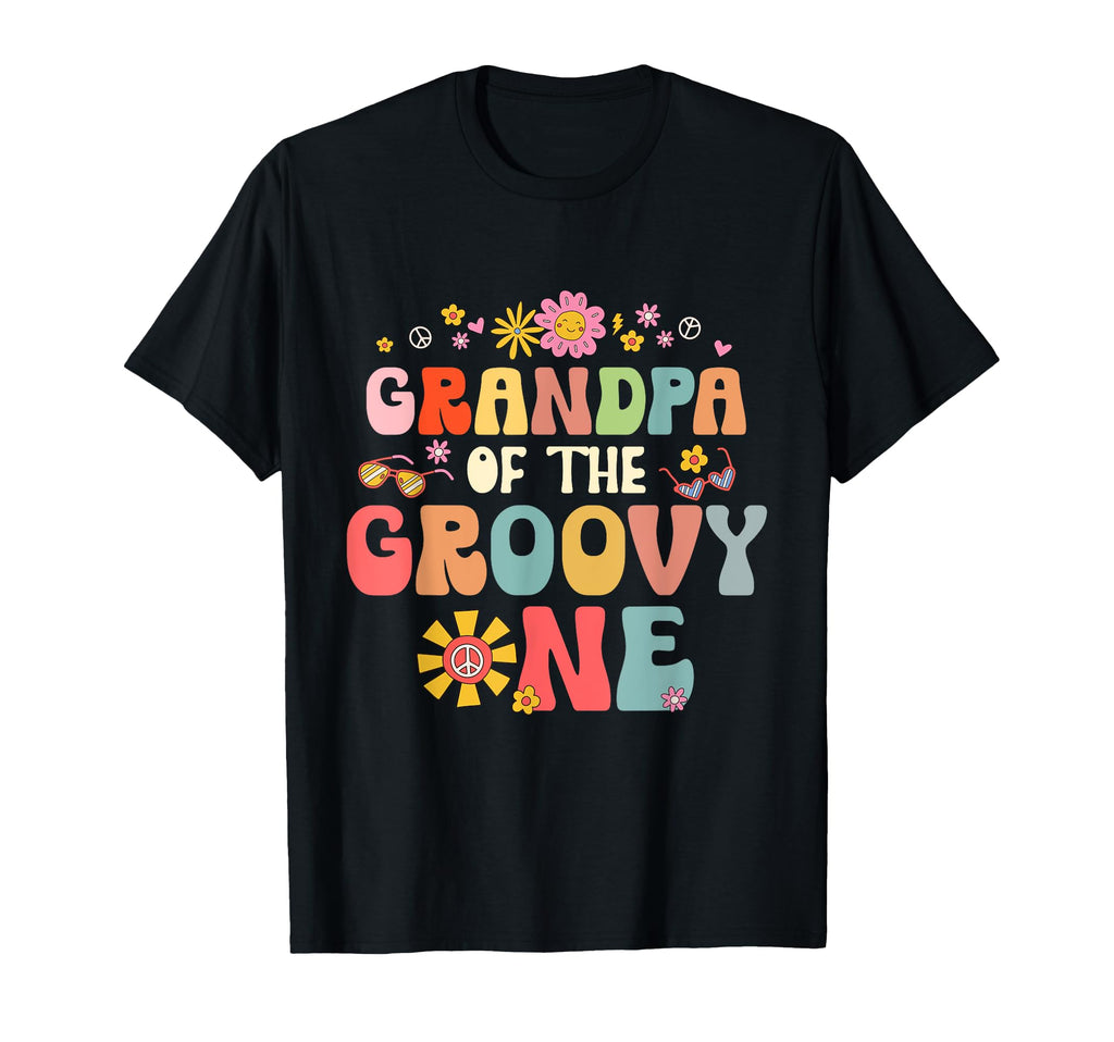 Grandpa Groovy One Matching Family T-Shirt - Graphic Print Men Women - T-Shirt, Sweatshirt, Hoodie