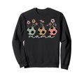 Soccer Mama Mom Floral Wildflower Sweatshirt - Minimalist Print for Adults - T-Shirt, Sweatshirt, Hoodie