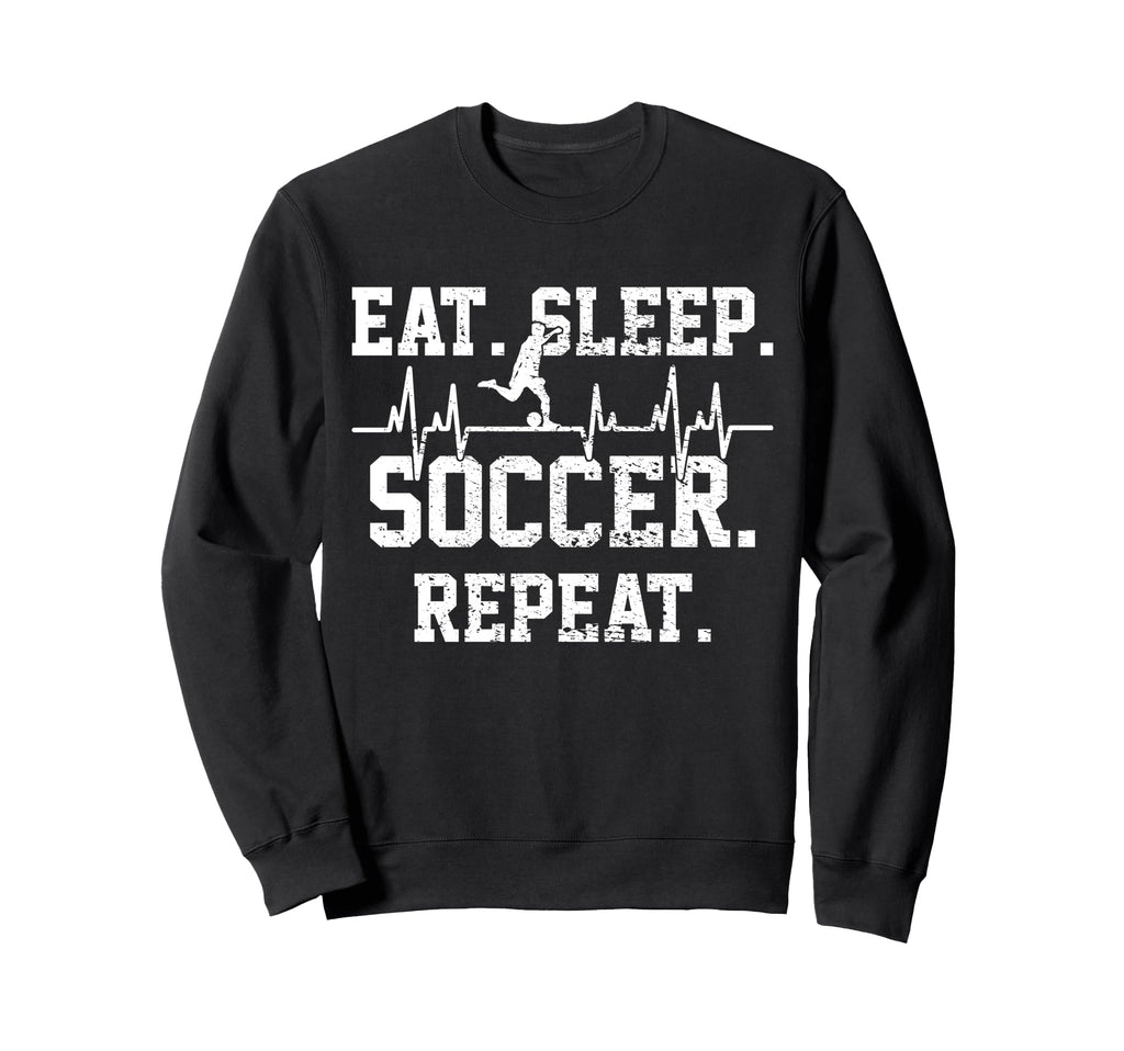 Soccer Football Player Heartbeat Gift Sweatshirt - Custom Art Print Unisex - T-Shirt, Sweatshirt, Hoodie