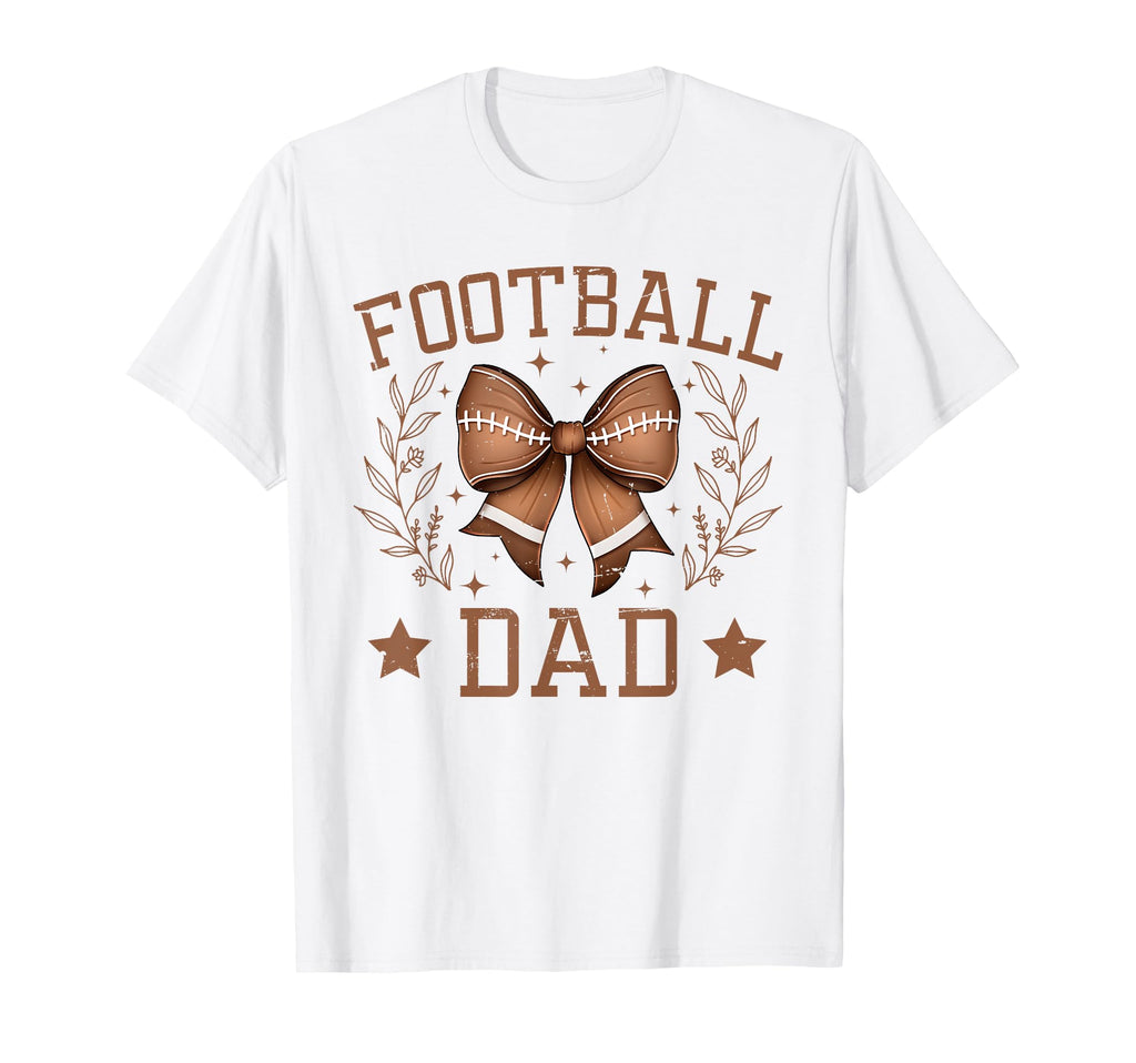 Coquette Bow American Football Dad T-Shirt - Streetwear Style for Adults - T-Shirt, Sweatshirt, Hoodie
