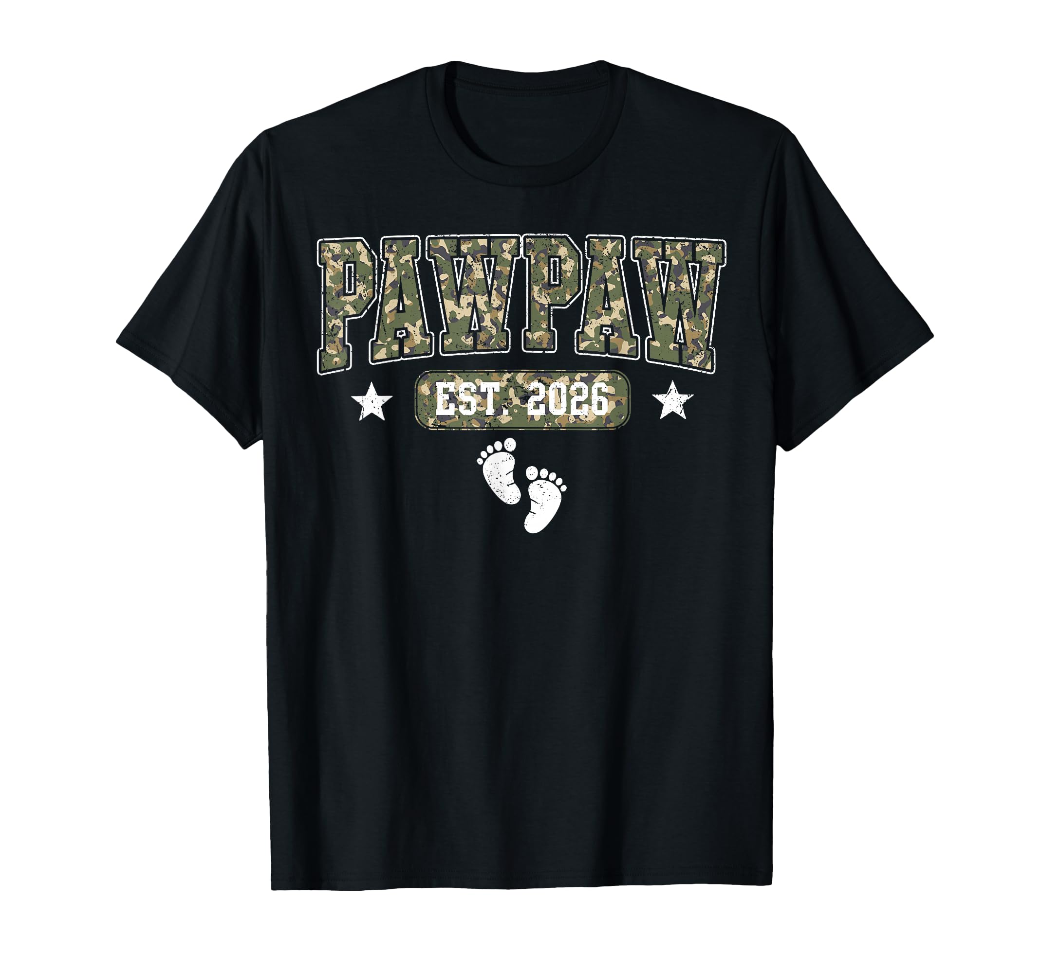 Pawpaw Est 2026 Camouflage Fathers T-Shirt - Fun Novelty Design Men Women - T-Shirt, Sweatshirt, Hoodie