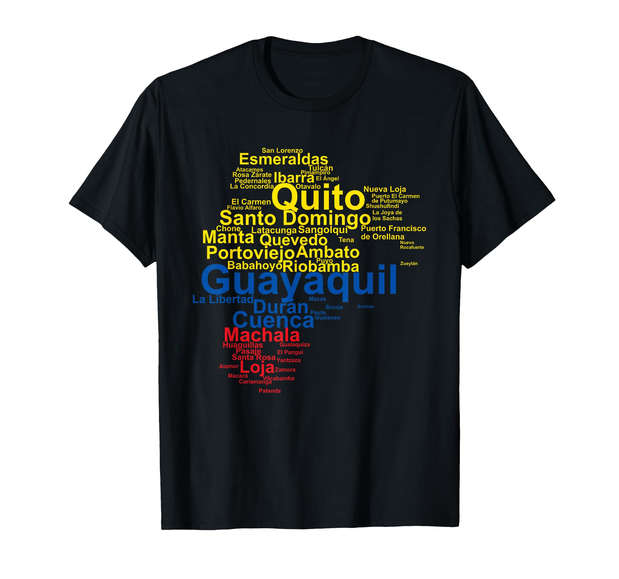 Ecuador Flag Latino Ecuador Outline T-Shirt - Graphic Print Men Women - T-Shirt, Sweatshirt, Hoodie