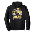 Proud Father 2026 Cum Laude Graduate Hoodie - Aesthetic Graphic for Adults - T-Shirt, Sweatshirt, Hoodie