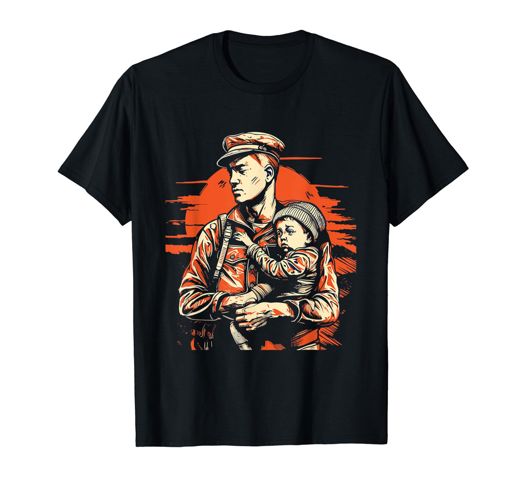 Dad Grandpa Veteran Veterans T-Shirt - Casual Everyday Wear for Adults - T-Shirt, Sweatshirt, Hoodie
