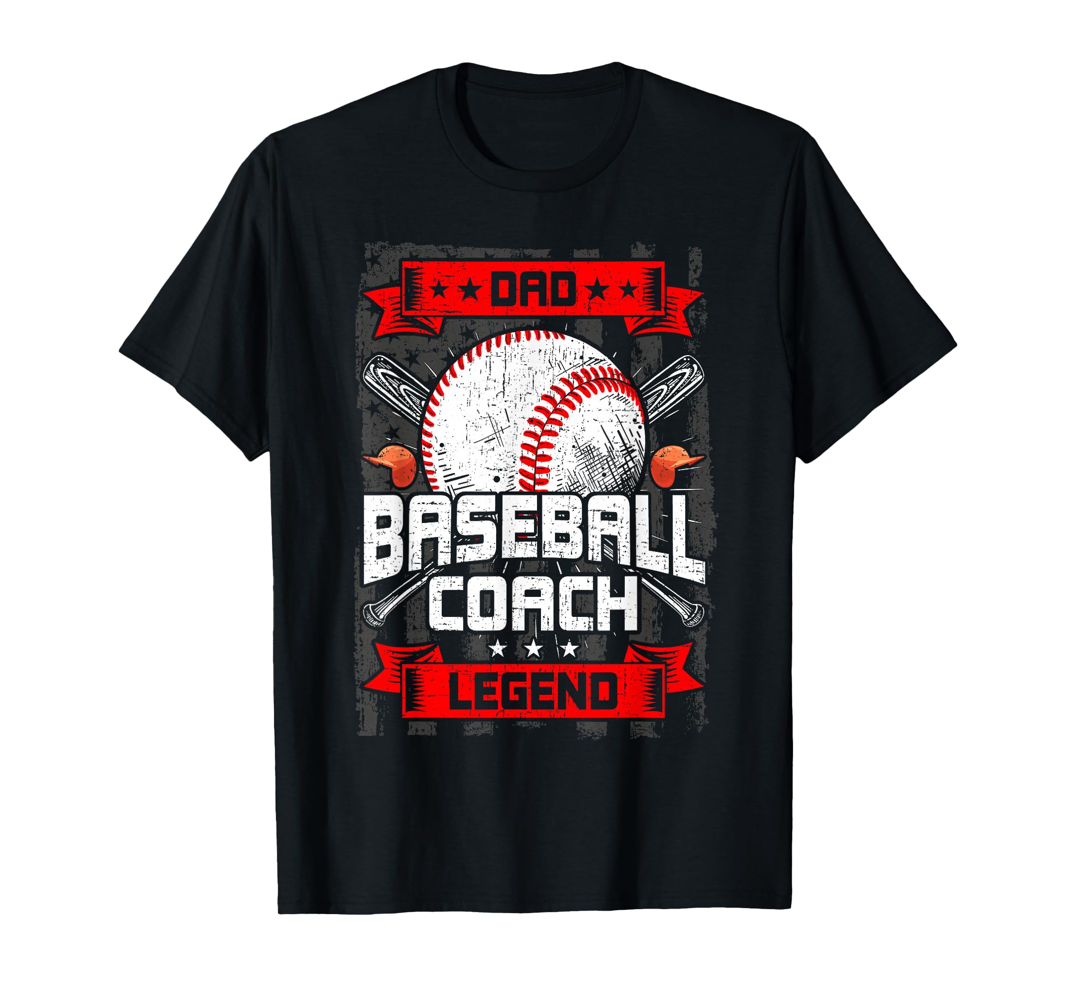 Dad Baseball Coach Legend Baseball Lover T-Shirt - Minimalist Print Unisex - T-Shirt, Sweatshirt, Hoodie