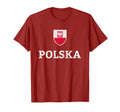 Poland Soccer Jersey Polish Polska T-Shirt - Novelty Apparel for Adults - T-Shirt, Sweatshirt, Hoodie