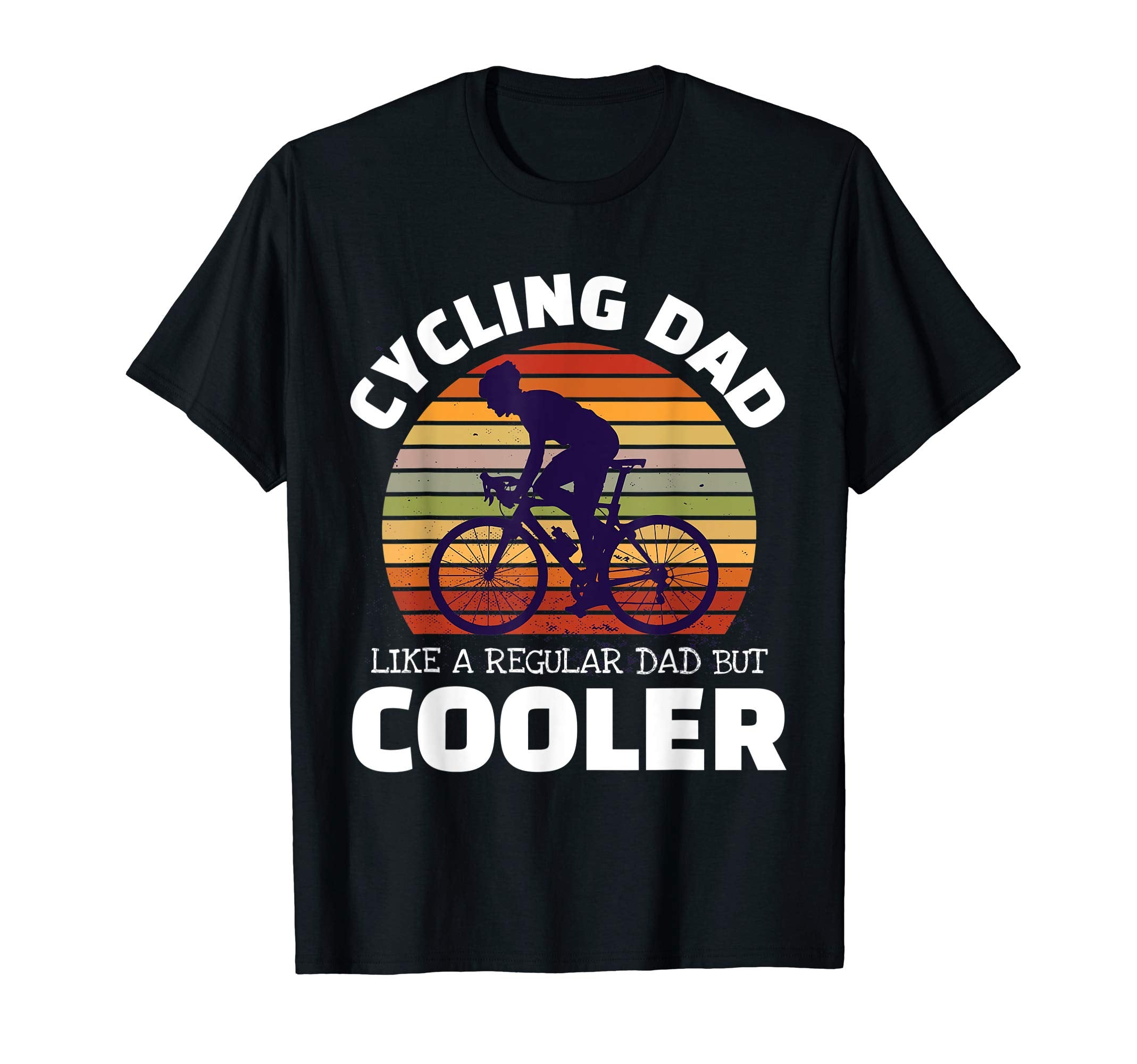 Mens Cycling Dad Like Regular Dad But T-Shirt - Minimalist Print Unisex - T-Shirt, Sweatshirt, Hoodie