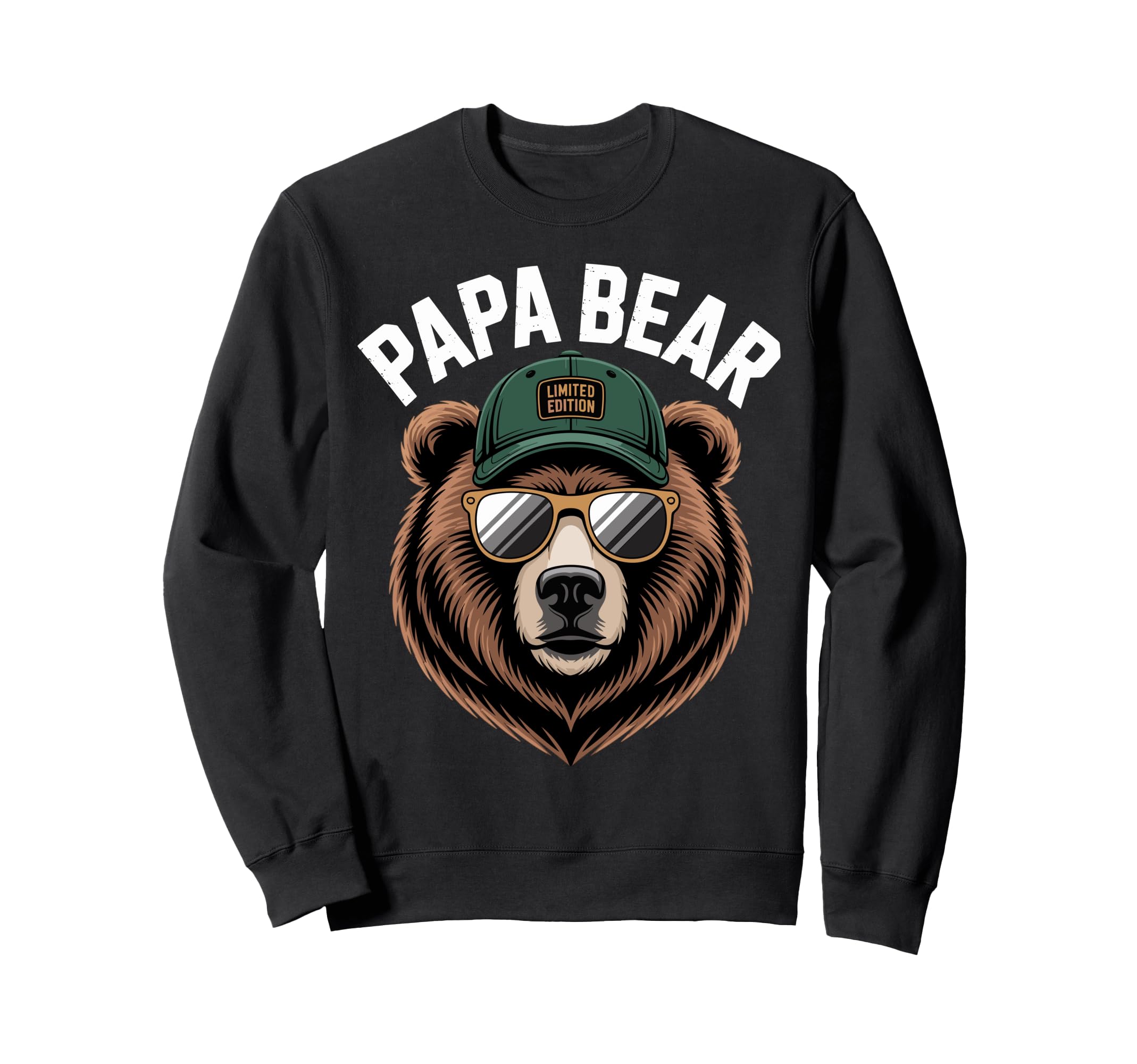 Strong Fathers Day Papa Bear Sweatshirt - Fun Novelty Design for Adults - T-Shirt, Sweatshirt, Hoodie