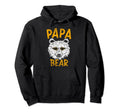 Papa Bear Pun Animal Bears Lover Bear Hoodie - Minimalist Print for Adults - T-Shirt, Sweatshirt, Hoodie