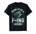 Born To Be Fishing Legend Bass Dad Papa T-Shirt - Unique Graphic for Adults - T-Shirt, Sweatshirt, Hoodie