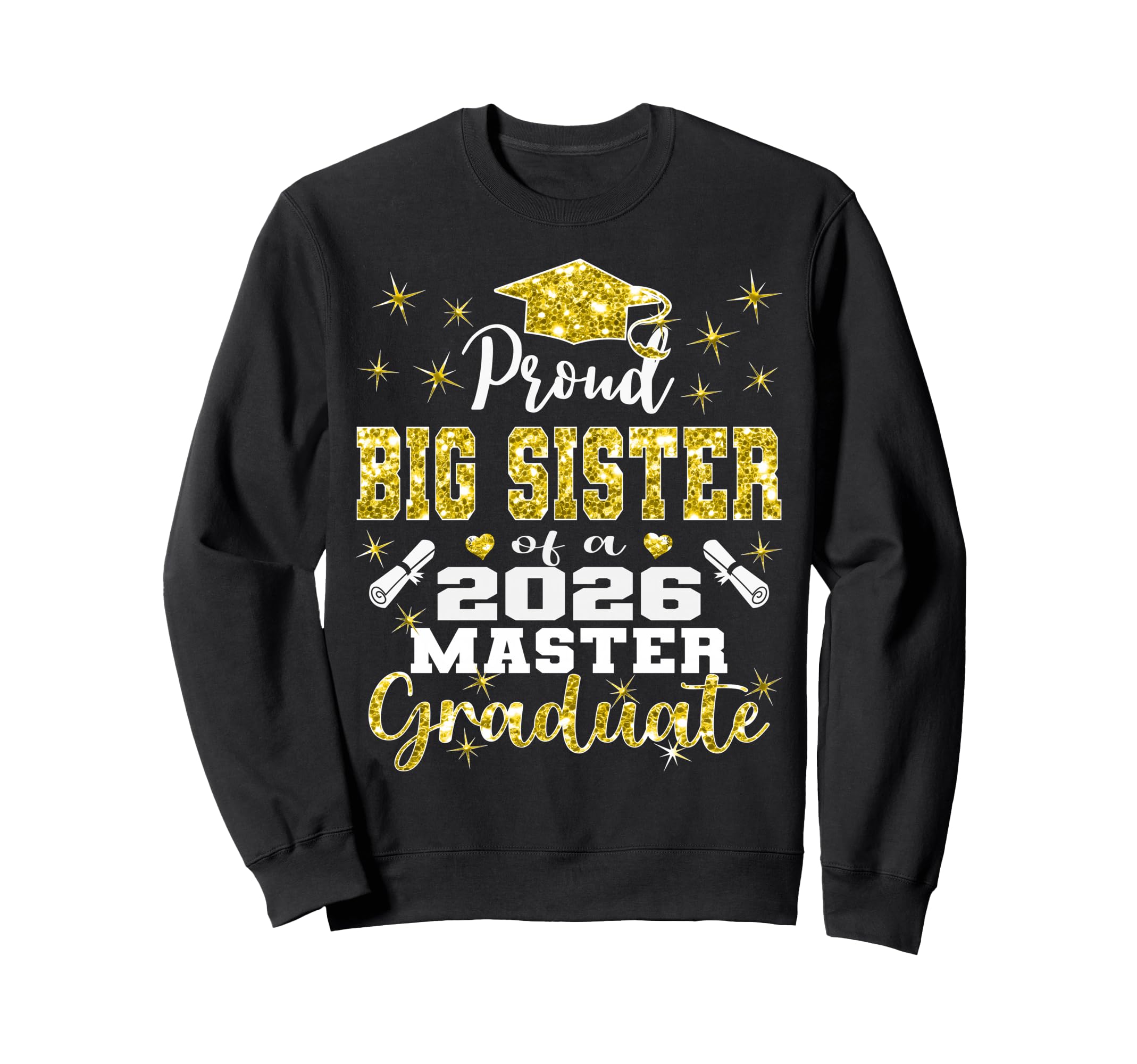 Proud Big Sister 2026 Class Master Sweatshirt - Unique Graphic Unisex - T-Shirt, Sweatshirt, Hoodie