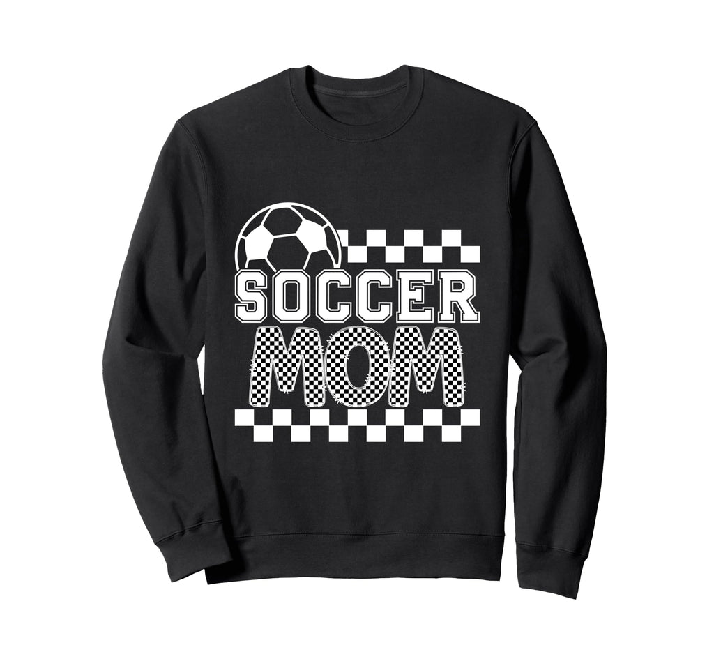 Soccer Mom Checker Checkered Sweatshirt - Custom Art Print Men Women - T-Shirt, Sweatshirt, Hoodie
