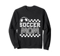 Soccer Mom Checker Checkered Sweatshirt - Custom Art Print Men Women - T-Shirt, Sweatshirt, Hoodie