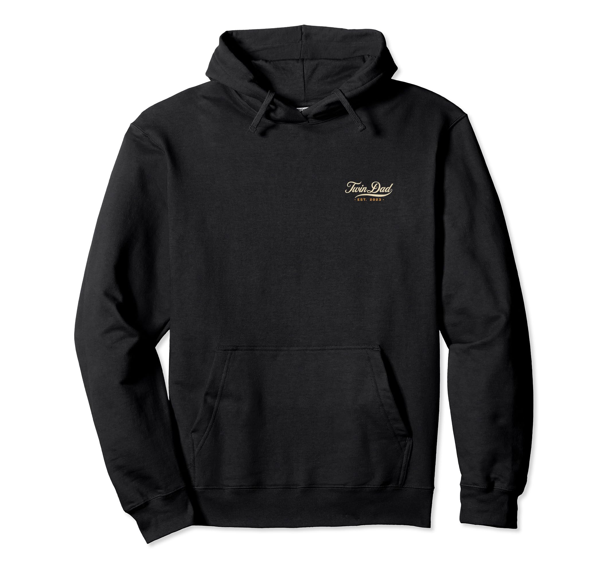 Twin Dad Est 2023 Twin Dad To Be Hoodie - Casual Everyday Wear Men Women - T-Shirt, Sweatshirt, Hoodie