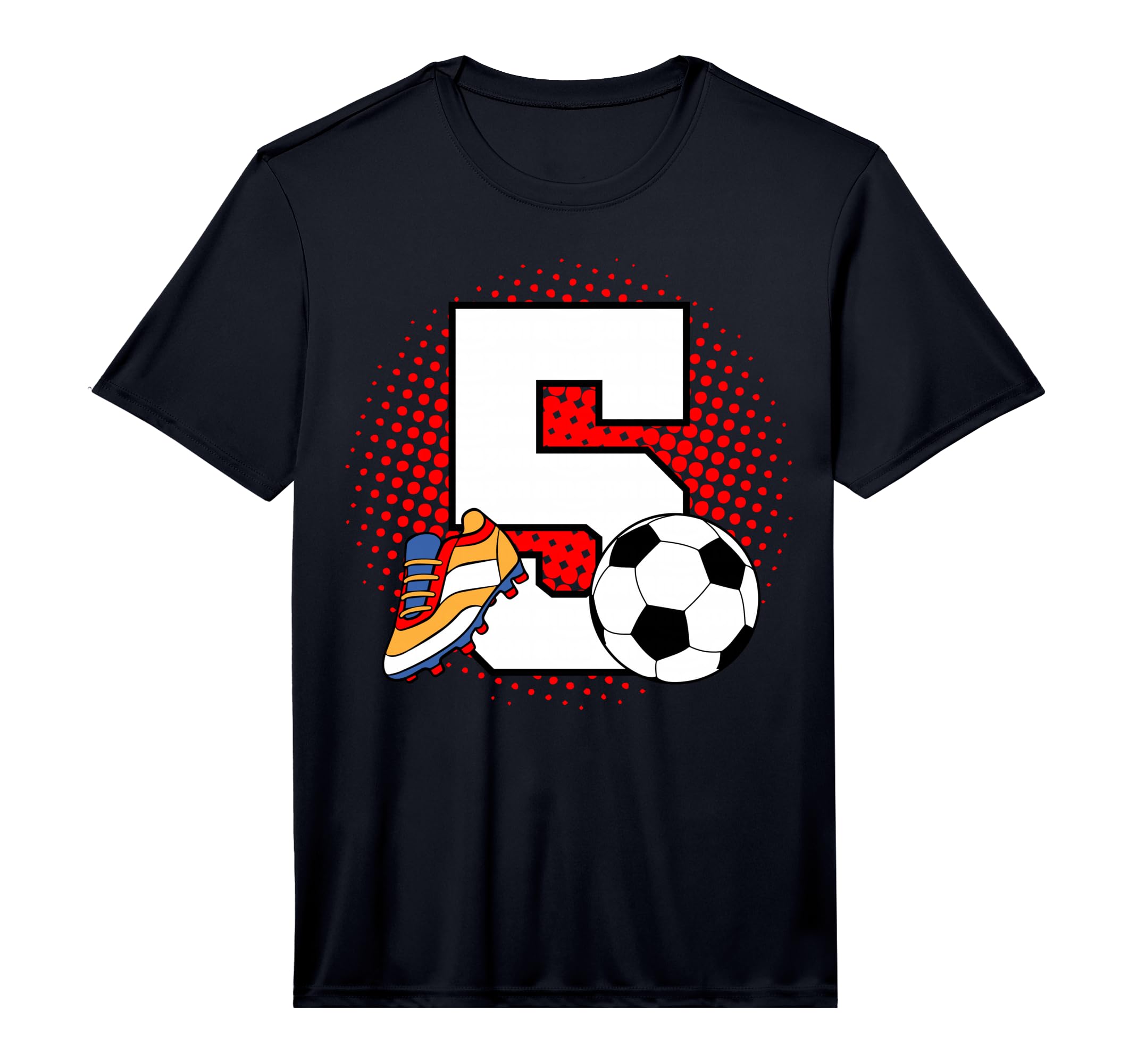 5 Soccer Birthday Player Bday Party T-Shirt - Streetwear Style Unisex - T-Shirt, Sweatshirt, Hoodie