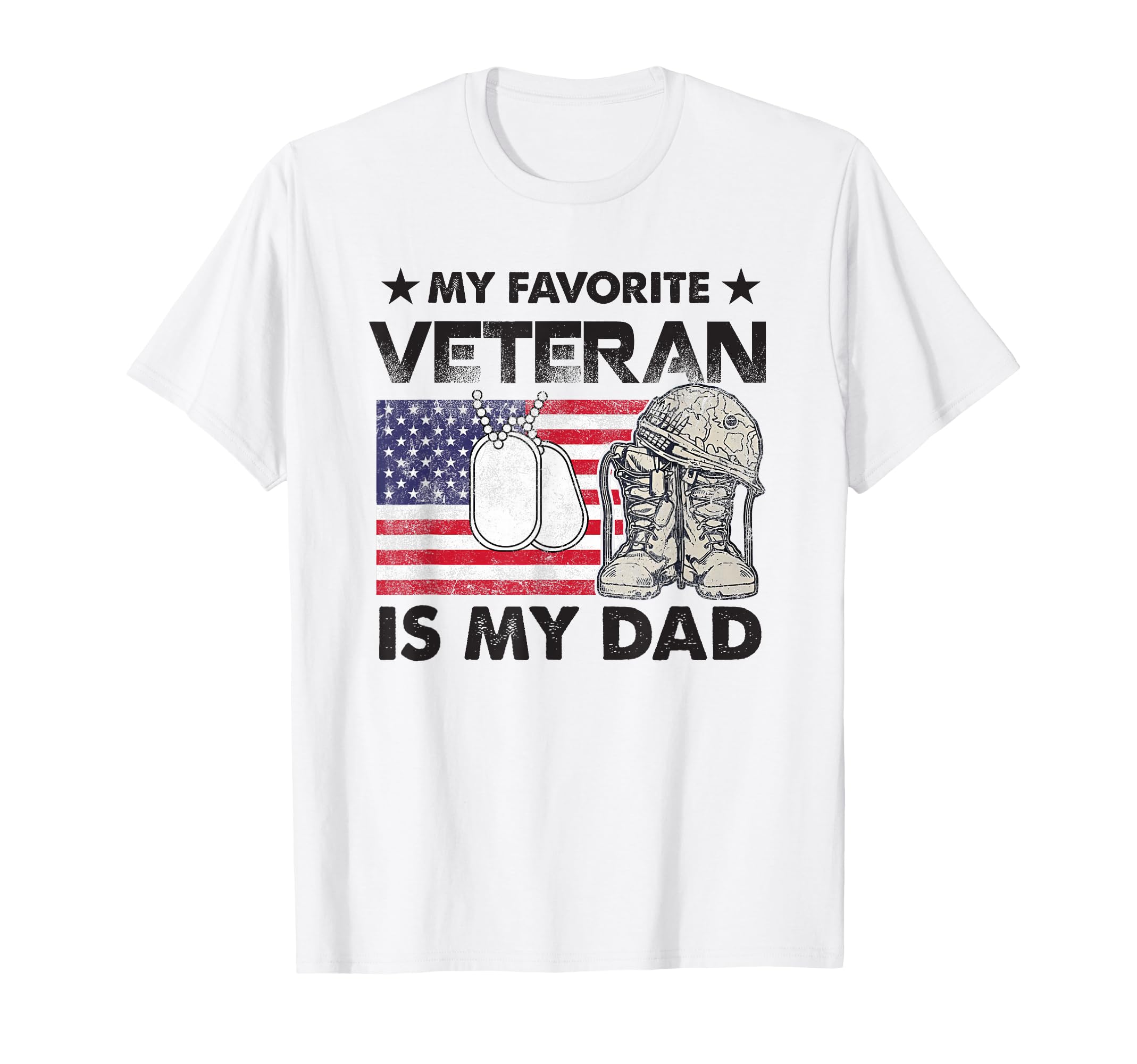 Father Veterans Day My Favorite Veteran T-Shirt - Graphic Print for Adults - T-Shirt, Sweatshirt, Hoodie