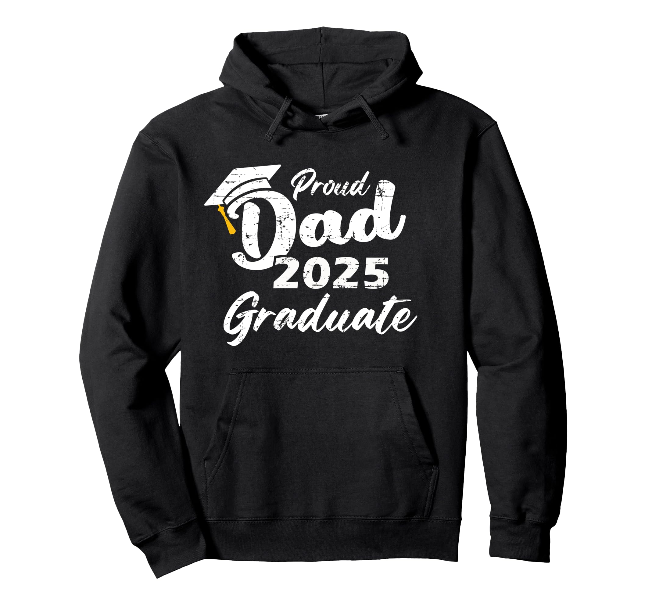 Proud Dad 2025 Graduate Senior Dad 25 Hoodie - Minimalist Print Unisex - T-Shirt, Sweatshirt, Hoodie