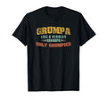 Grumpa Like Regular Grandpa Only T-Shirt - Minimalist Print for Adults - T-Shirt, Sweatshirt, Hoodie