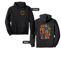 Overstimulated Moms Club Groovy Back Hoodie - Unique Graphic Men Women - T-Shirt, Sweatshirt, Hoodie
