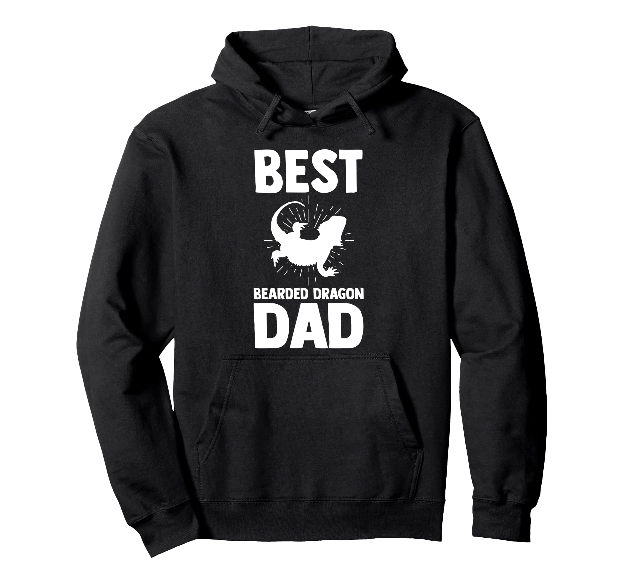Best Bearded Dragon Dad Lizard Hoodie - Novelty Apparel Unisex - T-Shirt, Sweatshirt, Hoodie