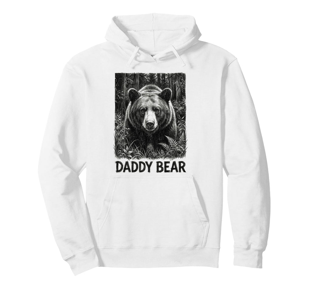 Daddy Bear Family Matching Dad Hoodie - Casual Everyday Wear for Adults - T-Shirt, Sweatshirt, Hoodie